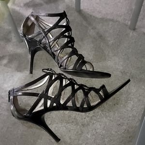 ENZO ANGILINI black heels size 9.5